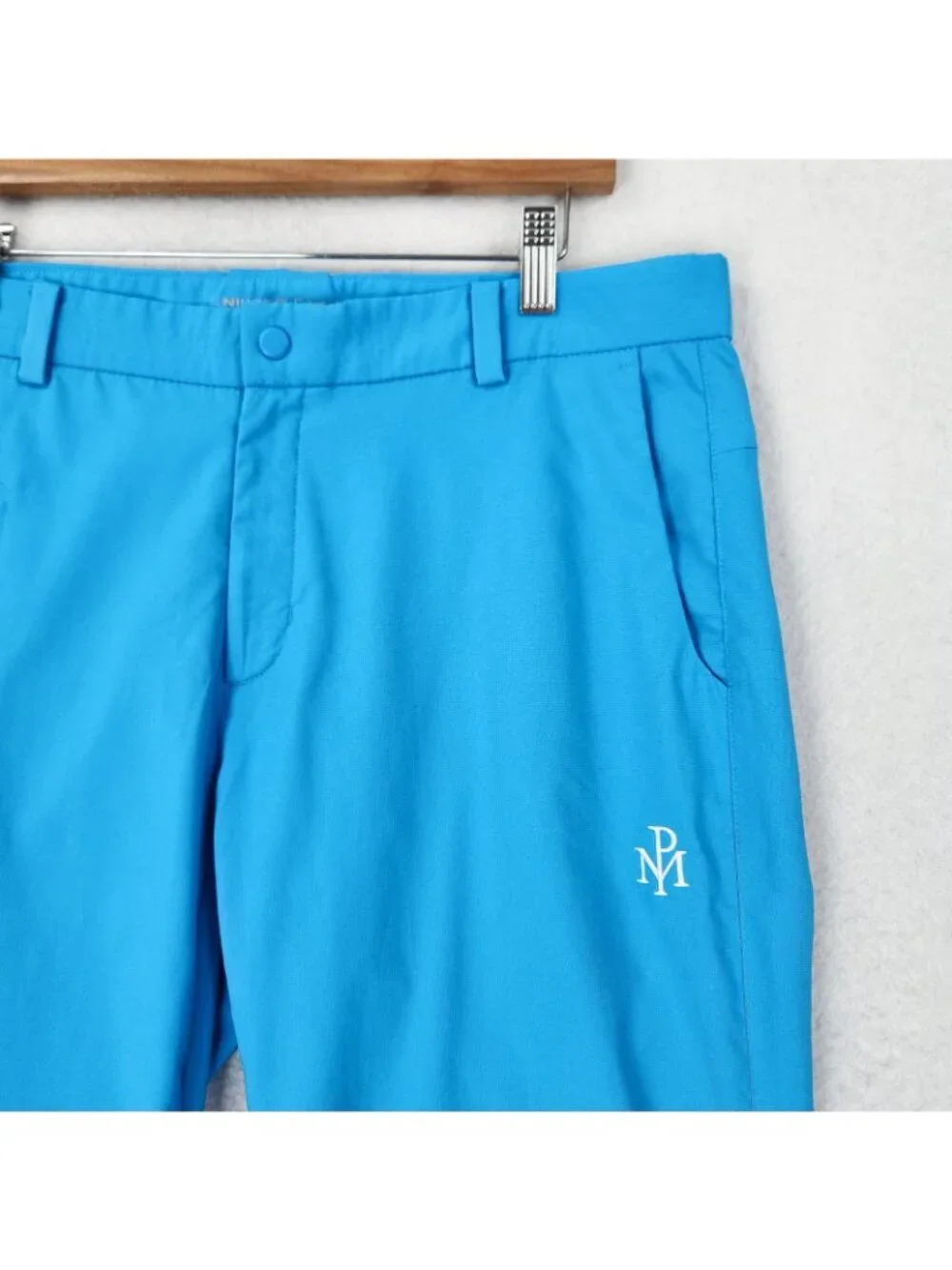 Nike Pants Mens 35x32 Blue Dri-FIT Tour Performance Golf Stretch Straight Chino